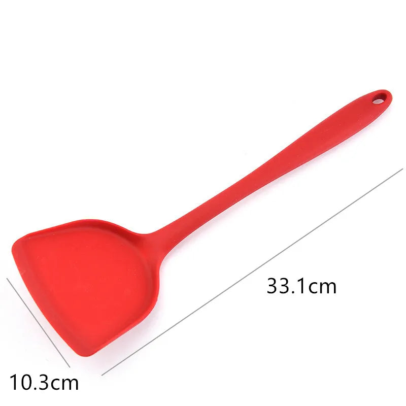 Axyaa Silicone Kitchen Spatula Scraper for Cooking and Baking