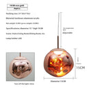 Axyaa Modern Lava Pendant Lights for Loft Staircase Chandeliers in Villa Settings