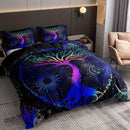 Axyaa Tree of Life Duvet Cover Set - Soft, Comfortable, Zipper Closure for Bedroom décor.