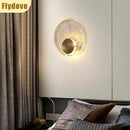 Axyaa Crystal Gold Ceiling Light with LED Wall Light for Living Room