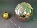 Axyaa Copper Glass Ball Pendant Globe Light for Kitchen Home Decor
