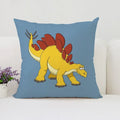 Axyaa Dinosaur Paradise Pillow Cover - Children's Room Decor - Exquisite Kids Gift