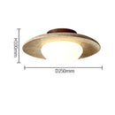 Axyaa Disc Stone Ceiling Lamp - Modern Wabi Sabi Style Home Decoration