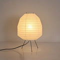 Axyaa Wabi Sabi Rice Paper Table Lamps Noguchi Inspired LED Desk Lamp