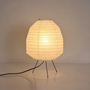 Axyaa Wabi Sabi Rice Paper Table Lamps Noguchi Inspired LED Desk Lamp