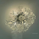 Axyaa Princess Flower Crystal Glass Ceiling Lamp - Cream Bedroom Dressing Room Lighting