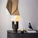 Axyaa Nordic Grey Table Lamp Contemporary Design for Home Bedside