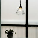 Axyaa Nordic Glass Chandelier Pendant Light - Vintage Brass Design