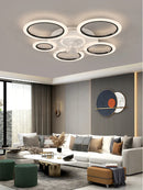 Axyaa 6-Speed Ceiling Fan with Lights, Remote Control, Timer for Living Rooms