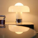 Axyaa Orange Glass Mushroom Floor Lamp Minimalist Lighting