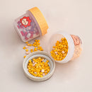 Axyaa Portable Pill Box: Clear Sealed Medicine Organizer, Large Capacity Dispenser
