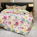 Axyaa Cotton Flower 4-Piece Bedding Set - Thickened & Large Printing