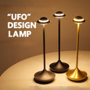 Axyaa Flying Saucer Metal Desk Lamp with USB Charging, LED Night Light