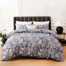 Leaf Plant Duvet Set, Boho Quilt Cover, Home Bedding by Axyaa