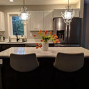Axyaa Mini Crystal Chandelier Pendant Light for Kitchen Bedroom Dining-UltraChrome