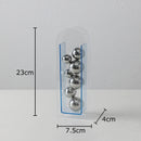 Acrylic Round Vase by Axyaa: Transparent Geometric Plant Pots for Stylish Room Decor