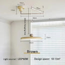 Axyaa Colorful UFO Pendant Light with Movable Arm for Eye Protection Lighting