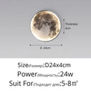 Axyaa Modern Nordic Moon Earth LED Wall Lamp for Stylish Home Decor