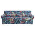 Elastic Vintage Flower Sofa Covers by Axyaa - Washable Furniture Protector
