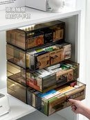 Axyaa Family Medicine Organizer Box Acrylic First Aid Storage Large Capacity Home Organizer