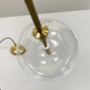Axyaa Clear Glass Ball Pendant Chandelier for Dining Room, Bedroom & Kitchen