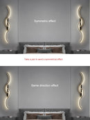 Axya Minimalist Living Room TV Background & Bedroom Bedside Strip Wall Lamp