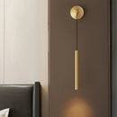 Axyaa Copper LED Wall Lamp Black | Height Adjustable | Warm Atmosphere Sconces for Bedside