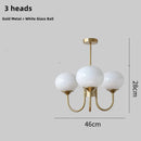 Axyaa Glass Ball Chandelier: Modern, Creative, Vintage, Lovely Girls Bedroom Lamp