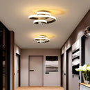 Axyaa Spiral LED Ceiling Light for Home Decor, Black/White, Modern Lighting Fixtures