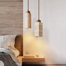 Axyaa Yellow Marble Chandelier: Elegant Wabi Sabi Pendant Lamp for Dining, Bar, and Bedroom