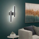 Axyaa Black LED Wall Sconce Modern Home Decor Lamp for Bedroom Living Room