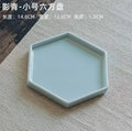 Axyaa Dessert Cake & Snack Plate for Tea, Pastries, Fruits - Creative Geometry Design