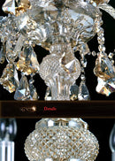 Luxurious Crystal Floor Lamp for LED Fashion and Vintage Style by Axyaa