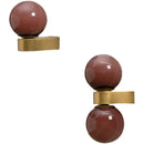 Axya Nordic Color Ball Glass Bed Wall Lamp for Modern Living Room