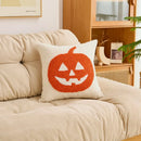 Axyaa Pumpkin Embroidered Halloween Cushion Cover 45x45cm