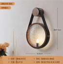 Axyaa Retro Glass Wall Lamp for Indoor Lighting Fixtures