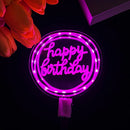 Axyaa LED Cake Topper Night Light, Happy Birthday & Valentine's Day Cake Decoration