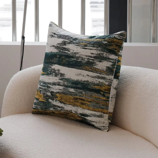 Axyaa Green Gradient Cushion Cover - Nordic Style Home Decor Pillow Cover
