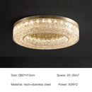 Axyaa Crack Crystal Chandelier: Modern LED Lighting for Home Decor