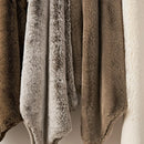 Axyaa Faux Chinchilla Fur Throw Blanket - Luxuriously Soft and Warm for Winter