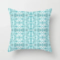 Modern Geometry Print Pillow Case for Home Decor by Axyaa - Mint Green Pillow Cover