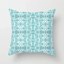 Modern Geometry Print Pillow Case for Home Decor by Axyaa - Mint Green Pillow Cover