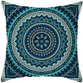 Axyaa Mandala Print Square Pillowcase - Home Decor Cushion Cover