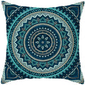 Axyaa Mandala Print Square Pillowcase for Home Decor and Sofa Cushions