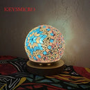 Axyaa Turkish Mosaic Lamp DIY Material Package Glass Night Light Handmade Gift