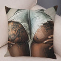 Axyaa Dark Gothic Tattoo Cushion Cover 45x45 cm
