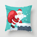 Axyaa Christmas Santa Claus Pillow Set - Festive Home Decor & Gift Option
