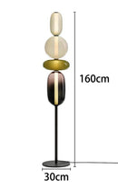 Axyaa Glass Floor Lamp Living Room Bedroom Lollipop Headboard INS Desk Lamp Sofa Ambient Light