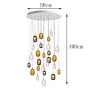 Axyaa Modern LED Pendant Chandeliers for Living and Dining Room Lighting