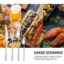 Axyaa Stainless Steel Tableware Set for Various Occasions